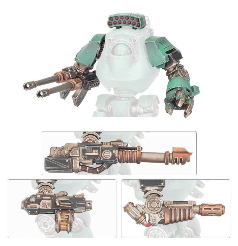 Warhammer: The Horus Heresy - Contemptor Dreadnought Weapons Frame 1 - 