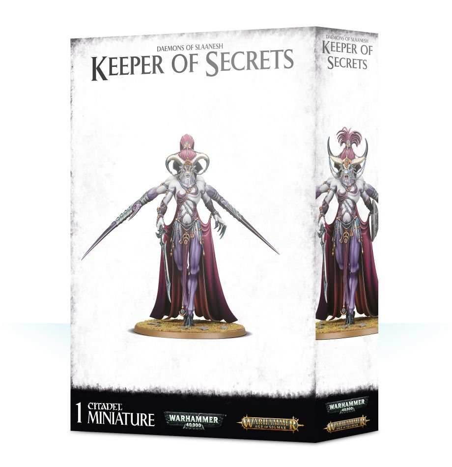 Warhammer 40K: Chaos Daemons Slaanesh - Keeper of Secrets/Shalaxi Helbane - 