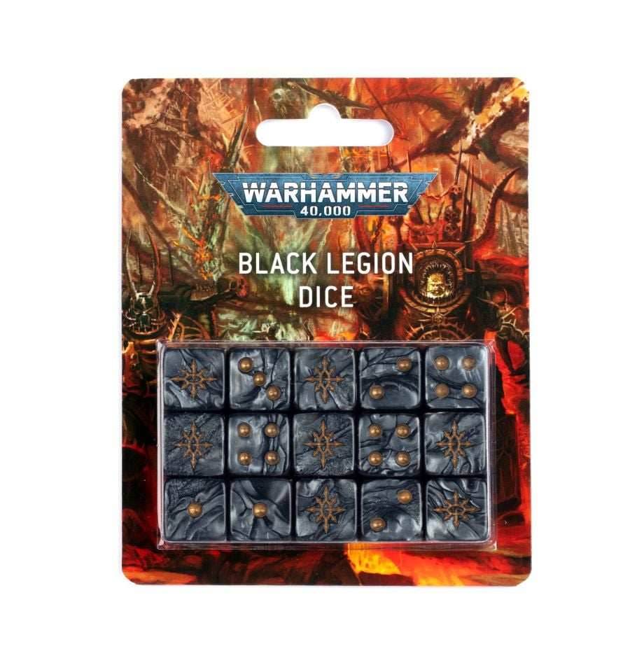 Warhammer 40K: Black Legion - Dice Set - 
