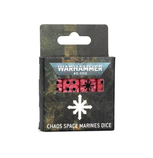 Warhammer 40K: Chaos Space Marines - Dice Set - 