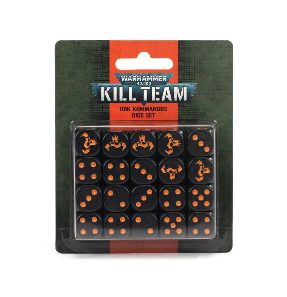 Kill Team: Ork Kommandos Dice Set - 