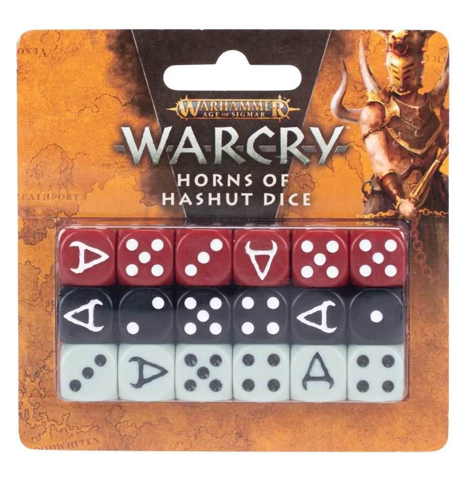 Warcry: Horns of Hashut Dice Set - 