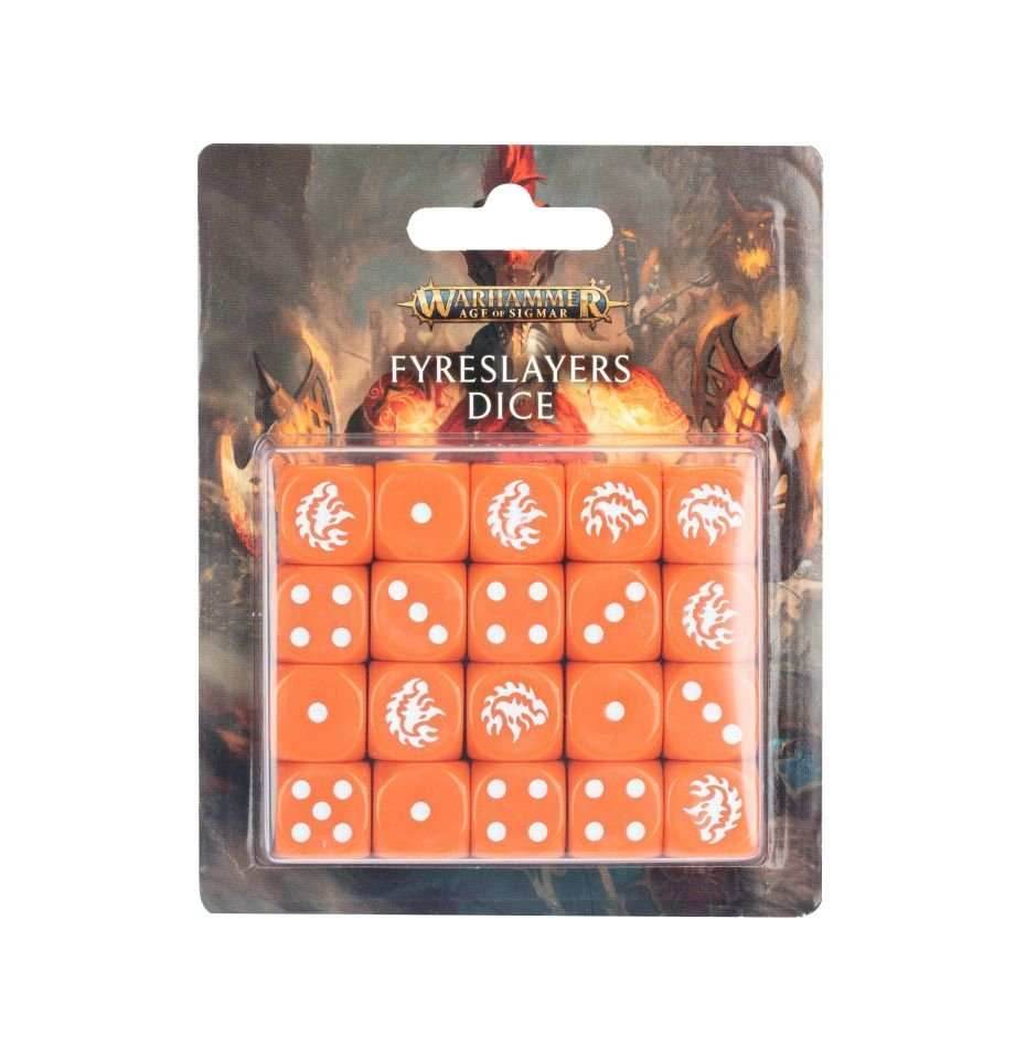 Warhammer: Fyreslayers - Dice Set - 
