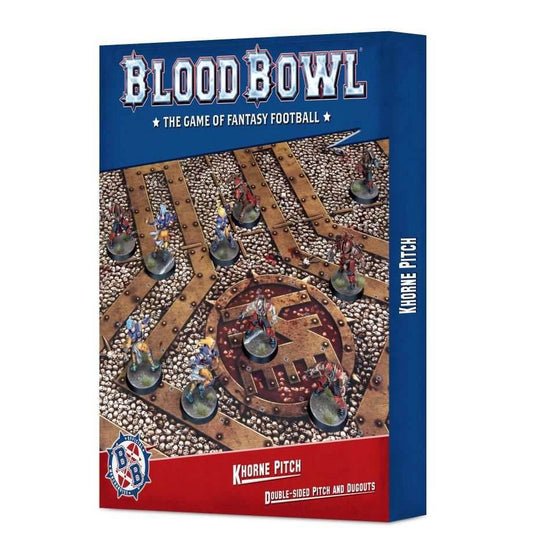Blood Bowl: Khorne - Double-sided Pitch and Dugouts Set - 
