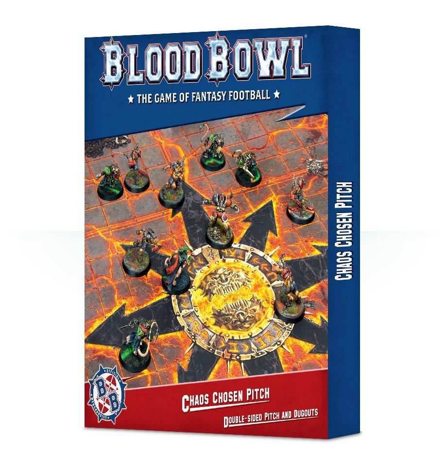 Blood Bowl: Chaos Chosen - Double-sided Pitch and Dugouts Set - 