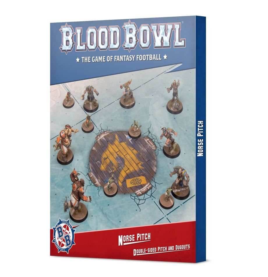 Blood Bowl: Norse Team - Double-sided Pitch and Dugouts Set - 