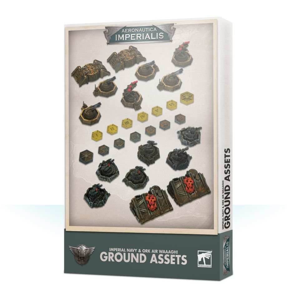 Aeronautica Imperialis - Imperial Navy & Ork Air Waaagh! Ground Assets Board - 