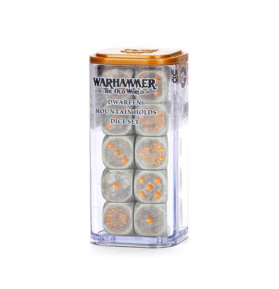 Warhammer: The Old World - Dwarfen Mountain Holds - Dice Set - 
