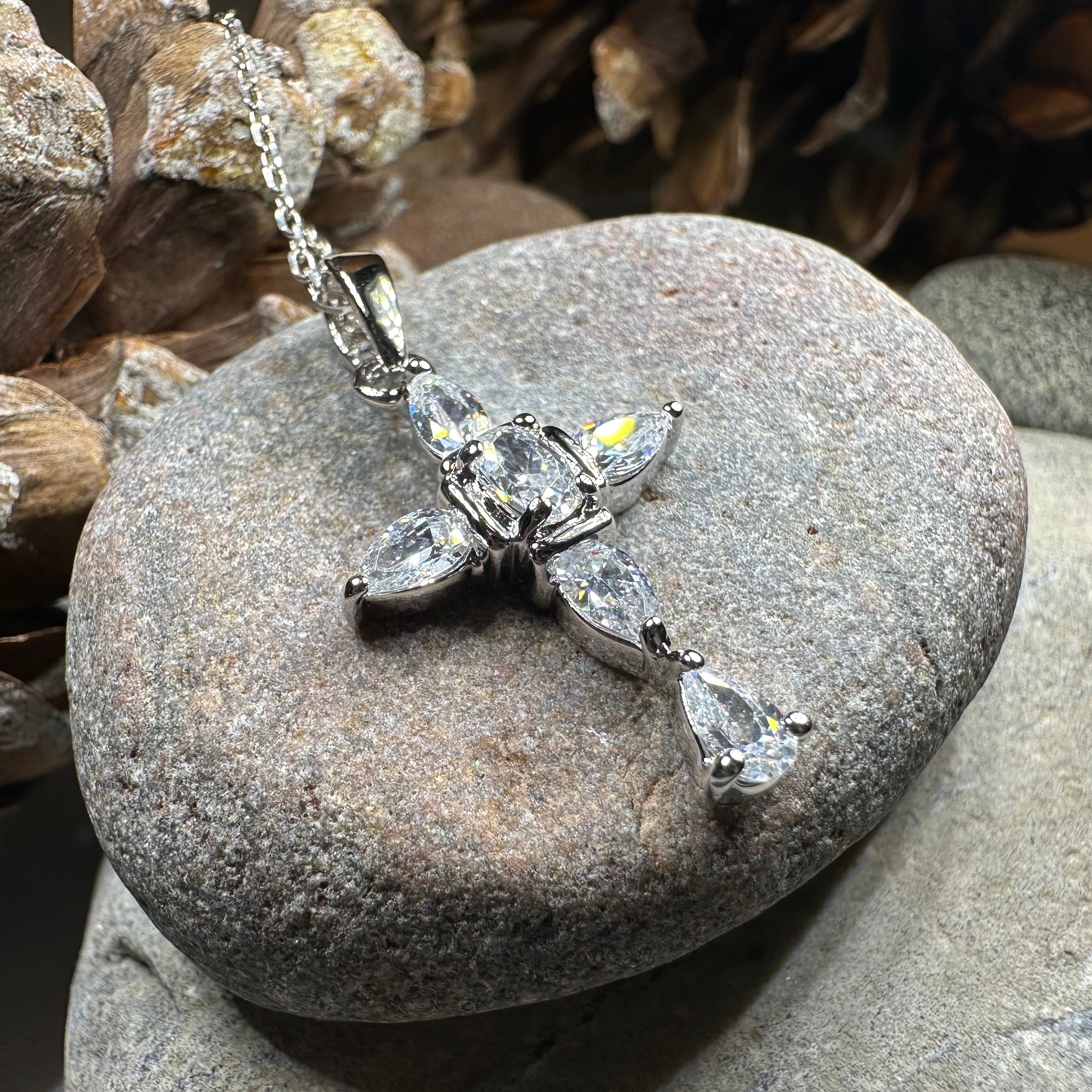 Clarice Celtic Cross Necklace