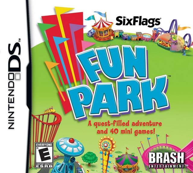 Six Flags Fun Park (Nintendo DS) - Game Manual Only