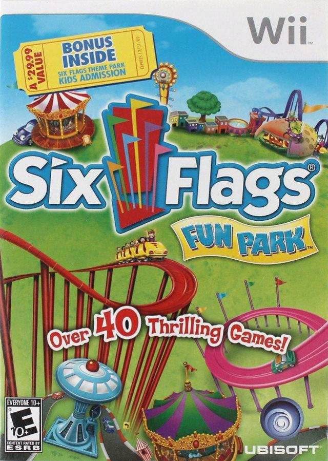 Six Flags Fun Park (Wii) - Game Manual Only