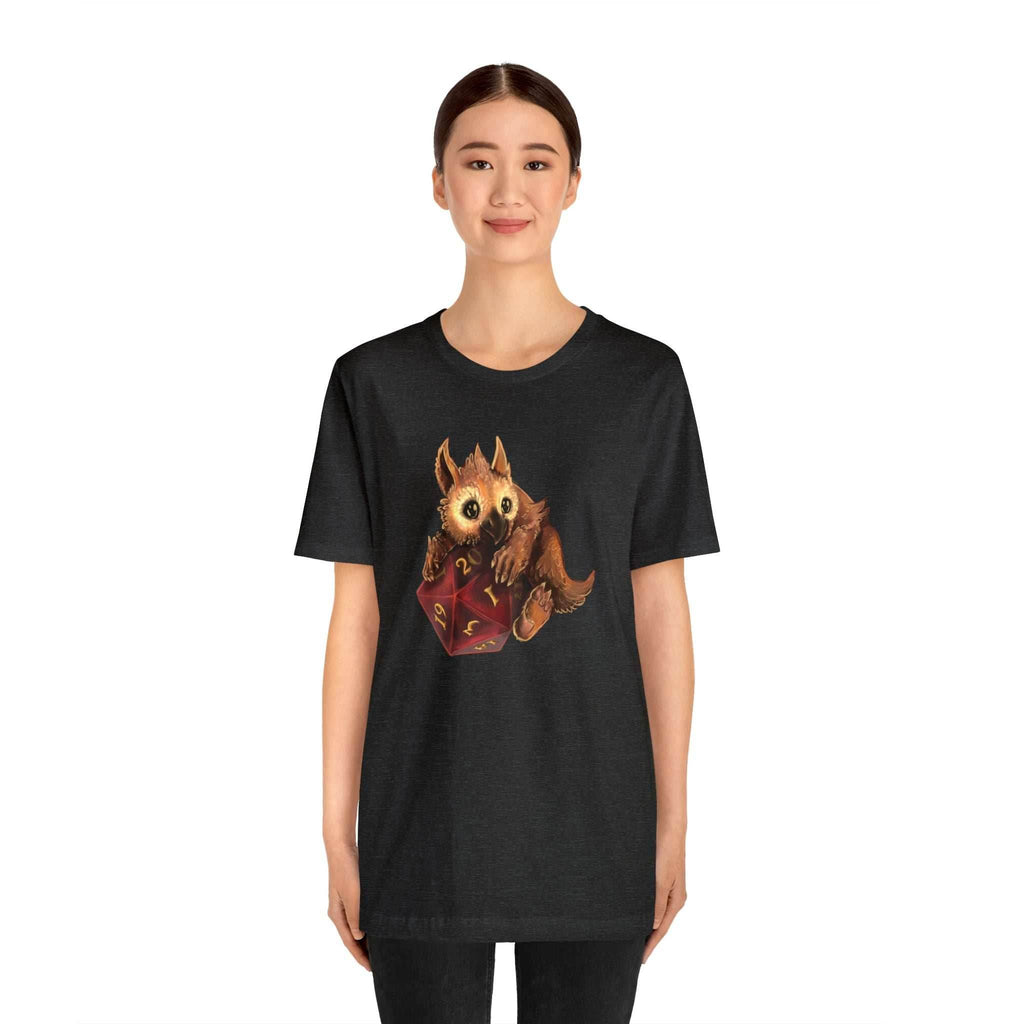 Owliver with High Variance D20 Short Sleeve Tee - Athletic Heather / S