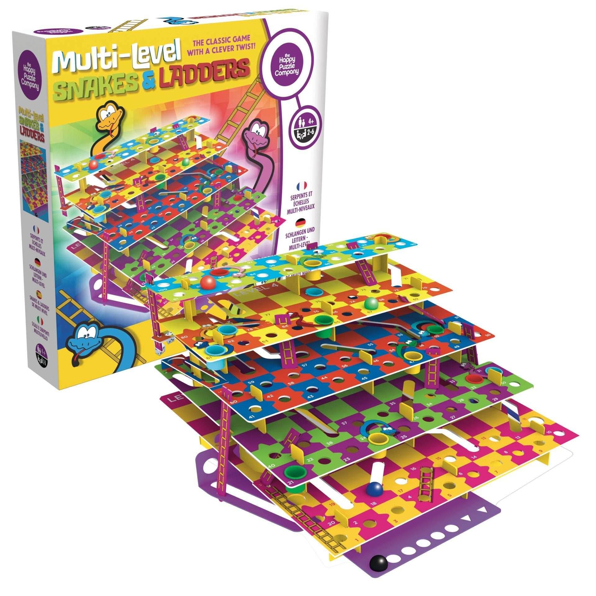 Multi Level Snakes and Ladders - 