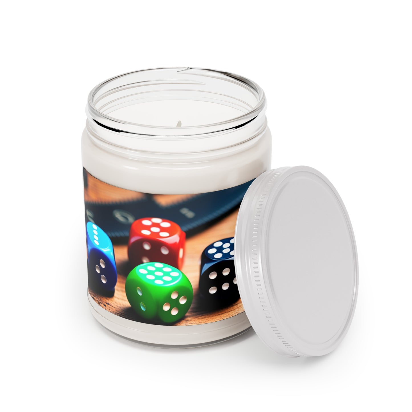 Dungeon Dice 1 logo Scented Candles, 9oz-DungeonDice1