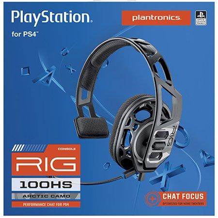 Plantronics RIG 100HS Chat Headset Arctic Camo (Playstation 4) - Game Manual Only