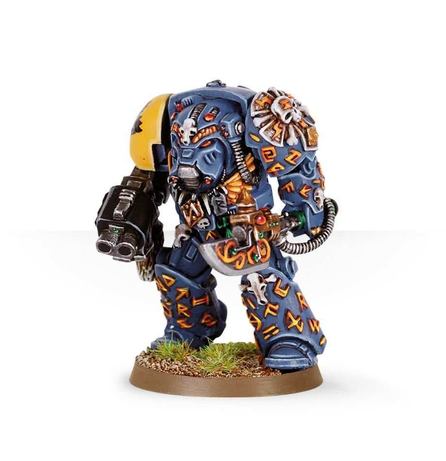 Warhammer 40K: Space Wolves - Rune Priest in Terminator Armour - 