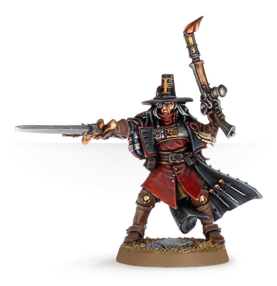 Warhammer 40K: Inquisition - Inquisitor with Inferno Pistol & Power Sword - 