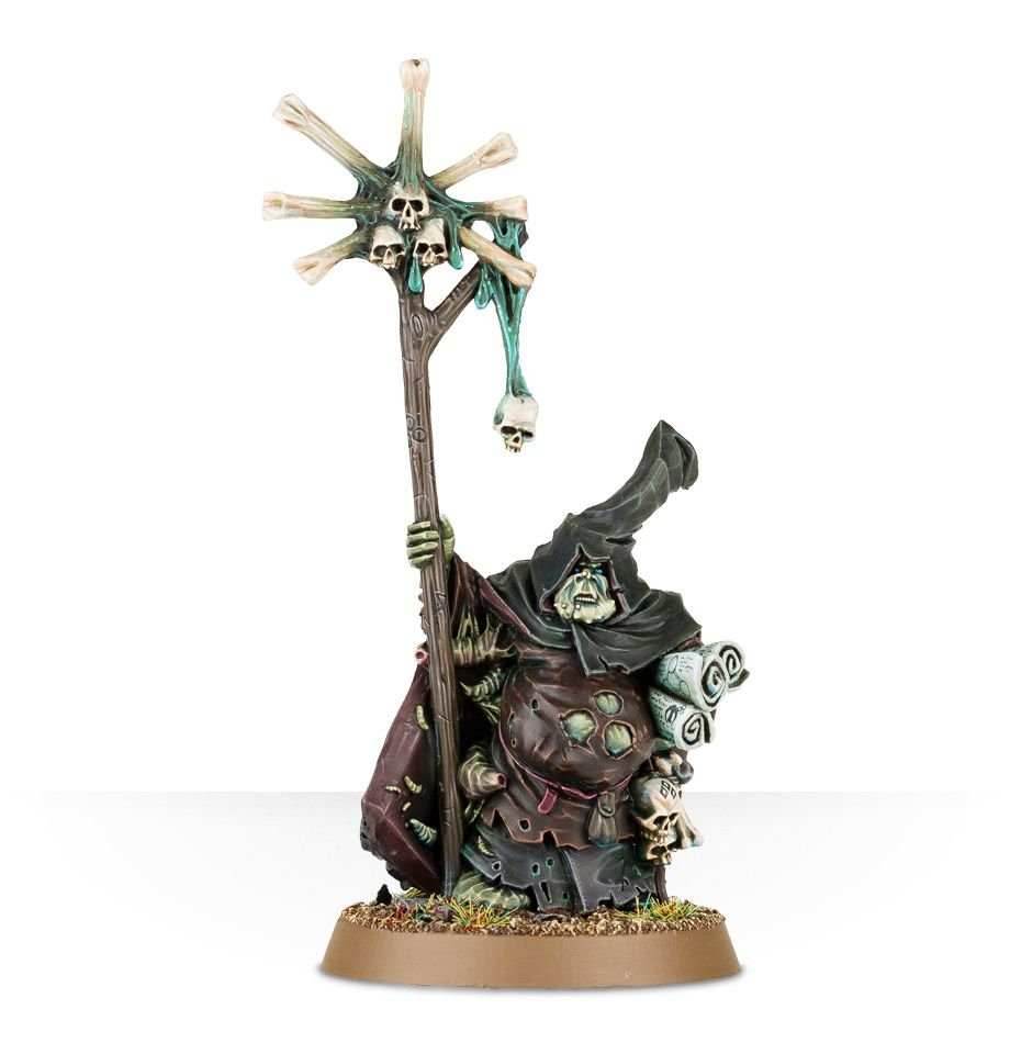 Warhammer: Maggotkin of Nurgle - Rotbringers Sorcerer - 