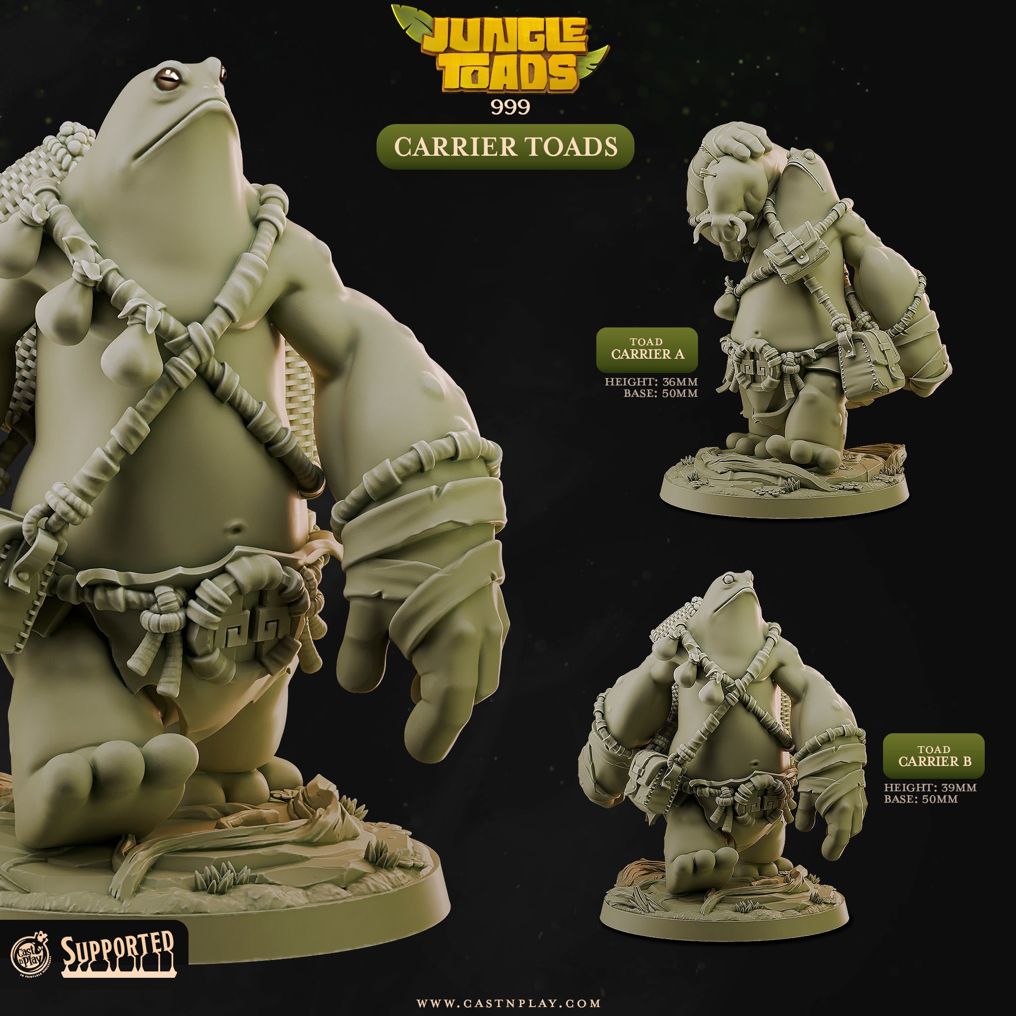 Carrier Toads