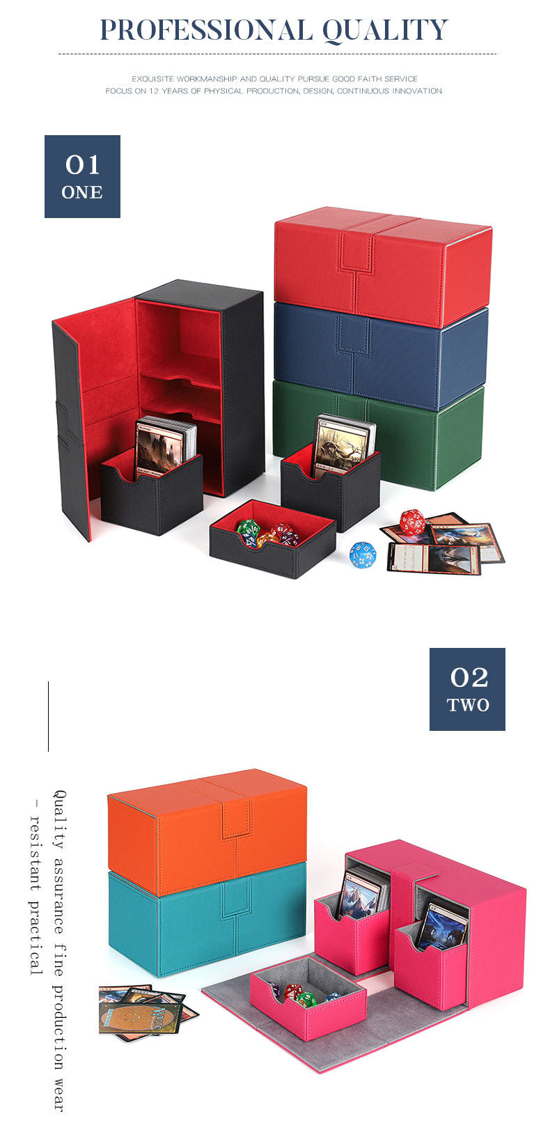 Leather Planet Card Wanzhi Card Multifunctional Game Peripheral Card Collection Box Game Card Box