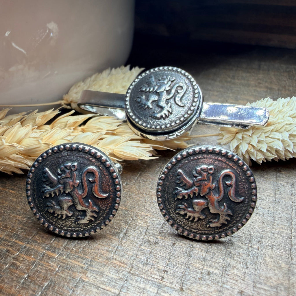 Lion of Scotland Shield Cuff Links
