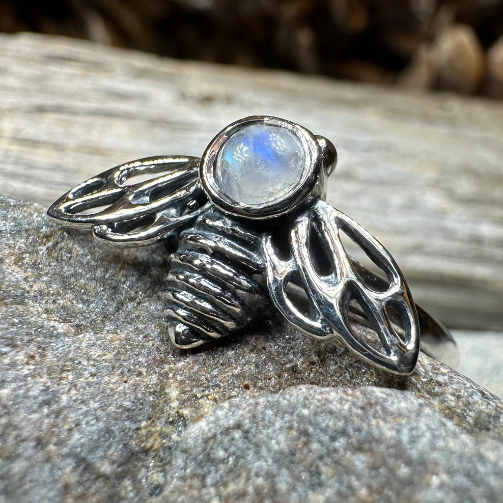 Tell the Bees Moonstone Ring