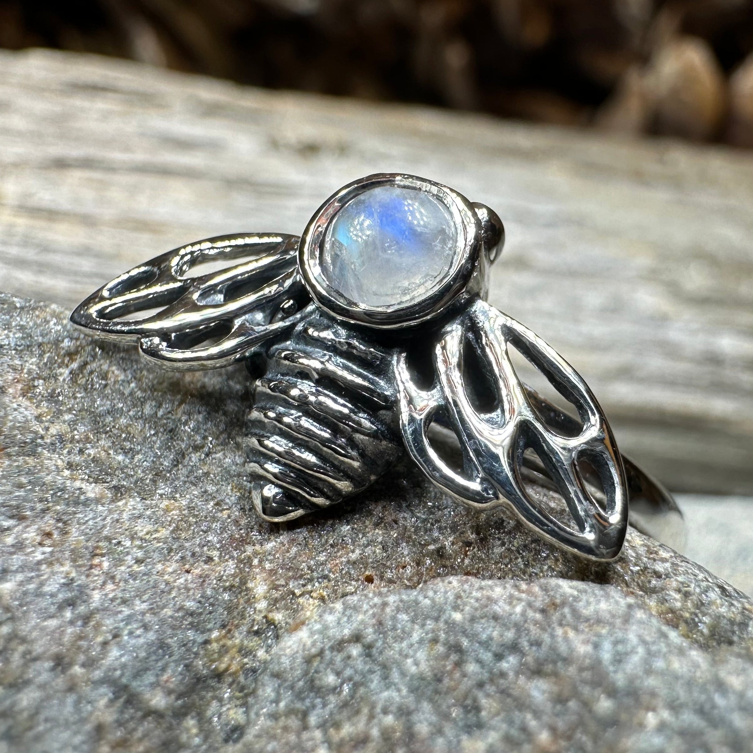 Tell the Bees Moonstone Ring