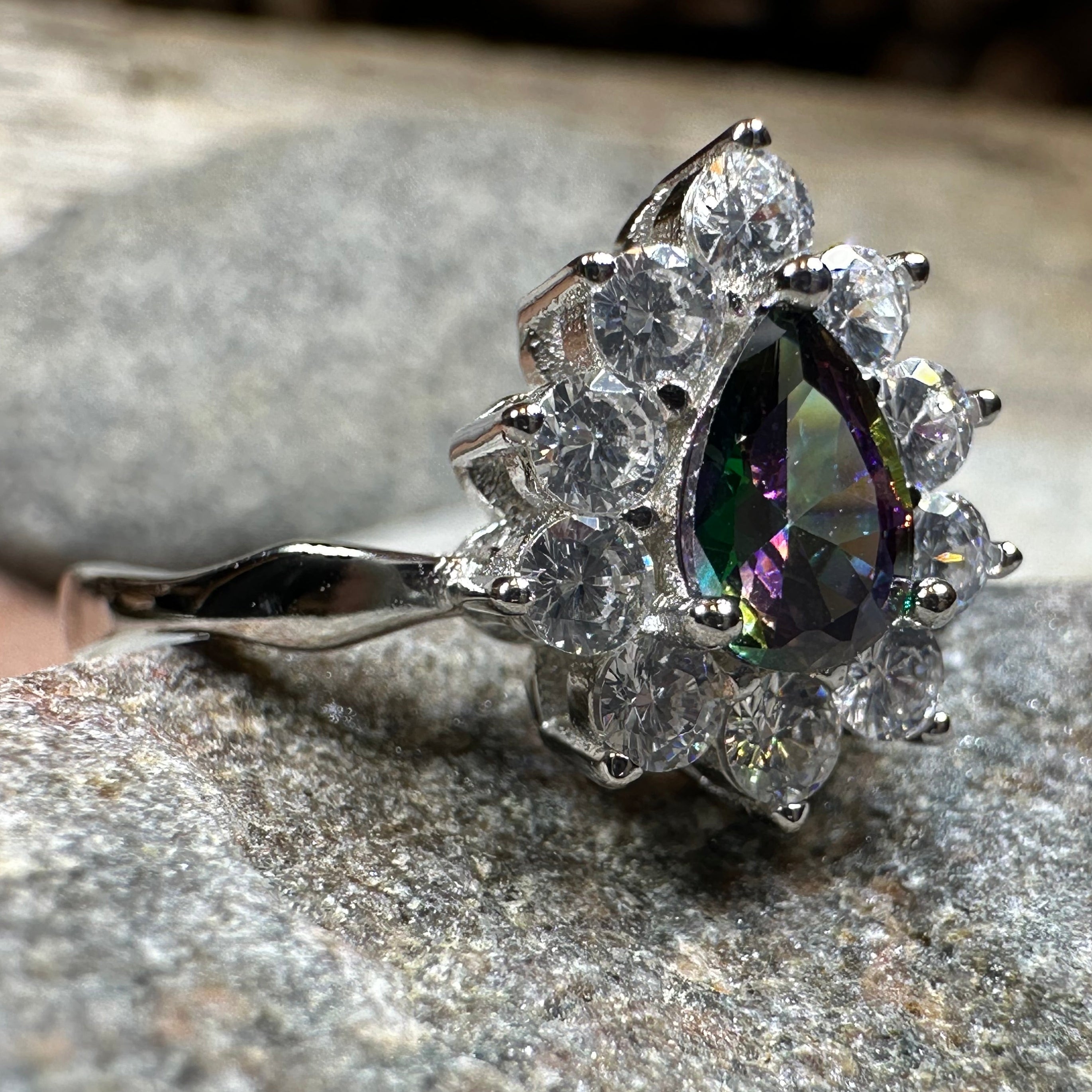 Celtic Vines Moonstone Ring