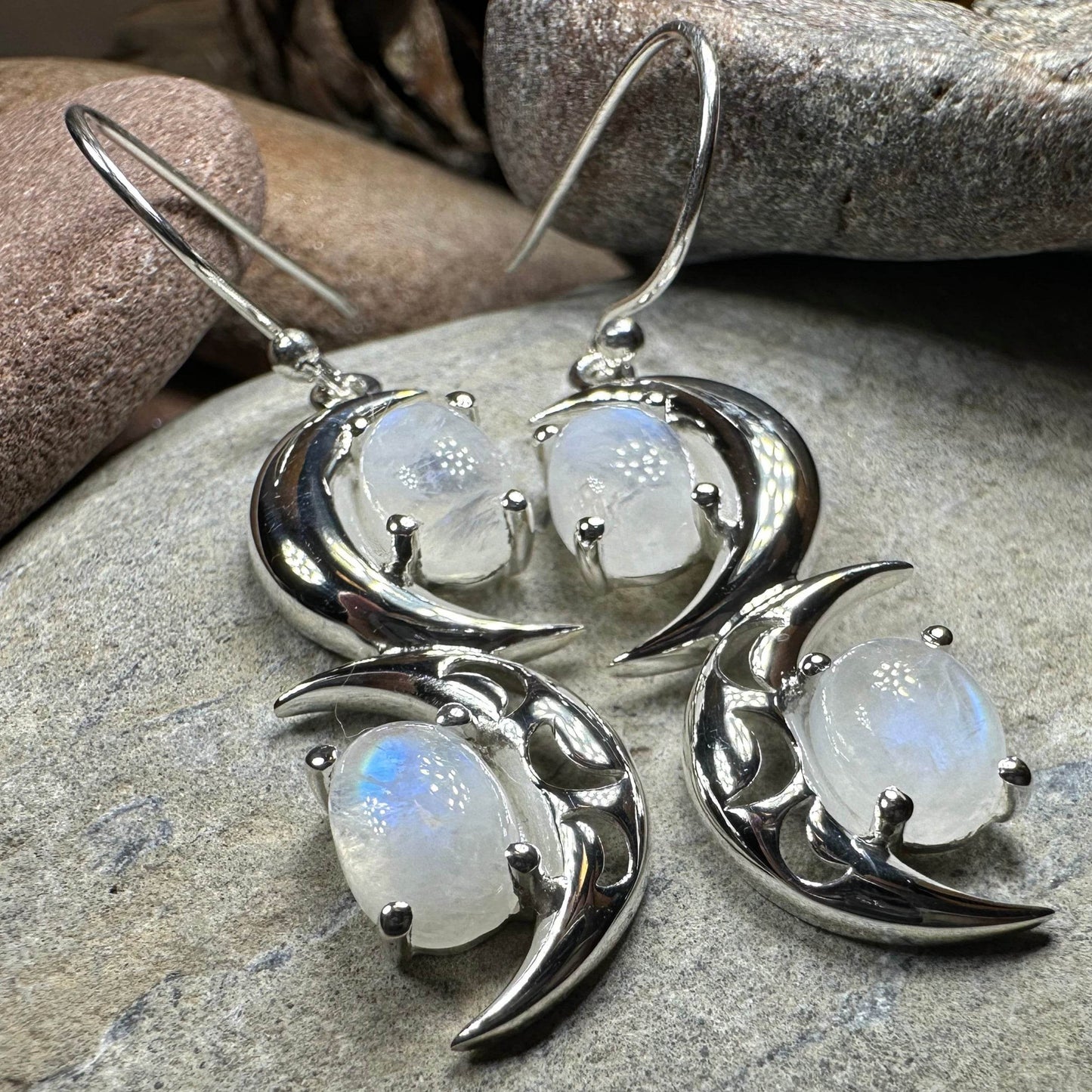 Mystic Dream Moonstone Earrings - 
