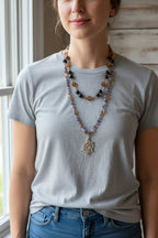 Amethyst Larksong Long Necklace