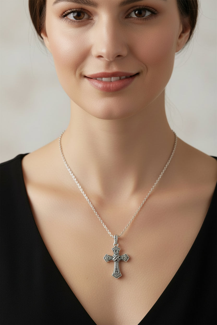 Pure Love Celtic Cross Necklace