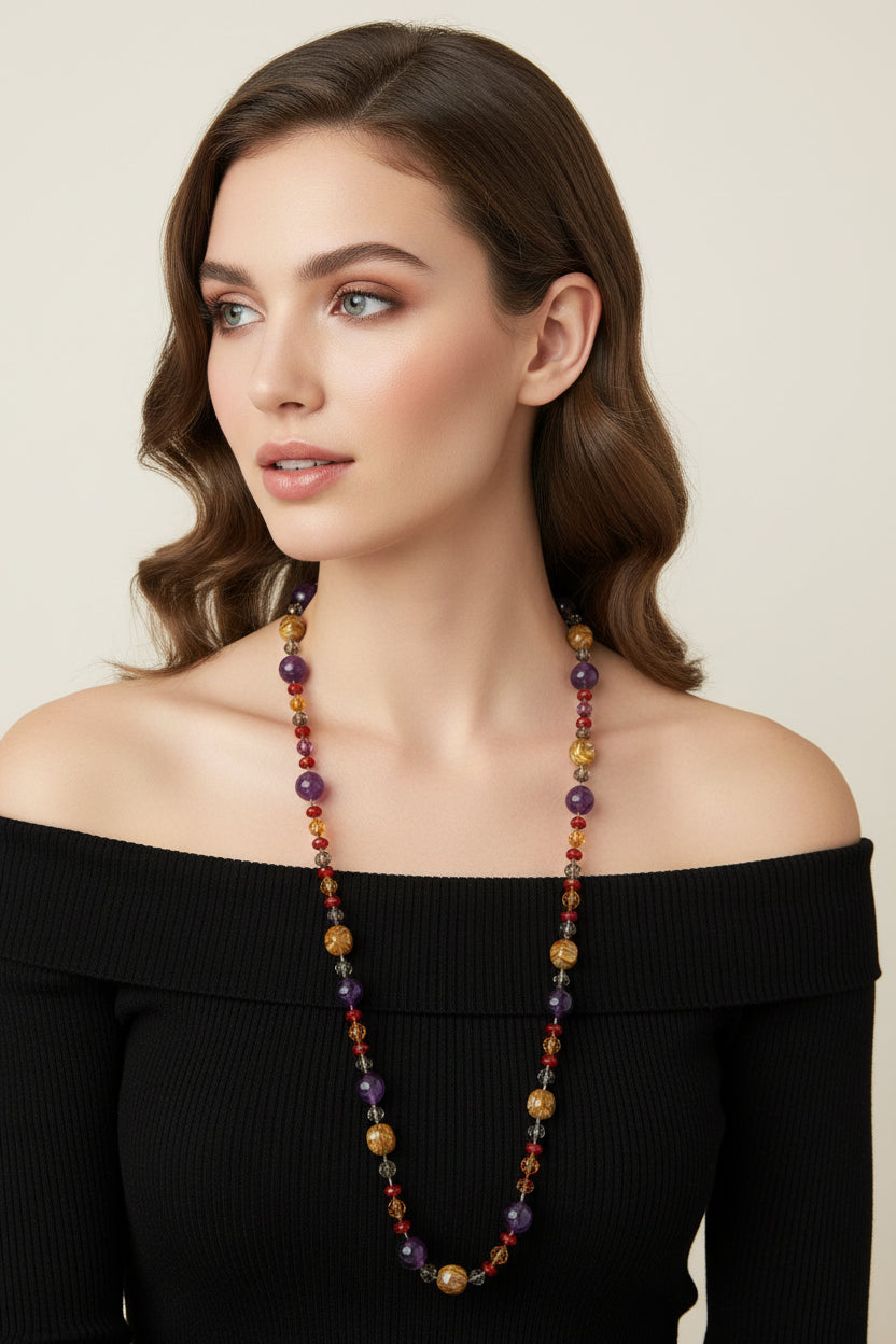 Italian Holiday Long Necklace
