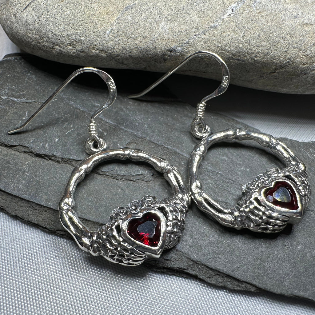 Claddagh Stud Earrings