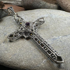 Open Weave Celtic Cross Necklace