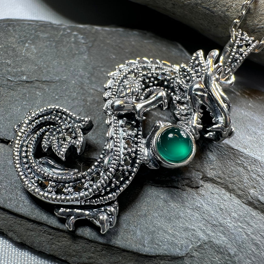 Keith Jack Celtic Dragon Necklace
