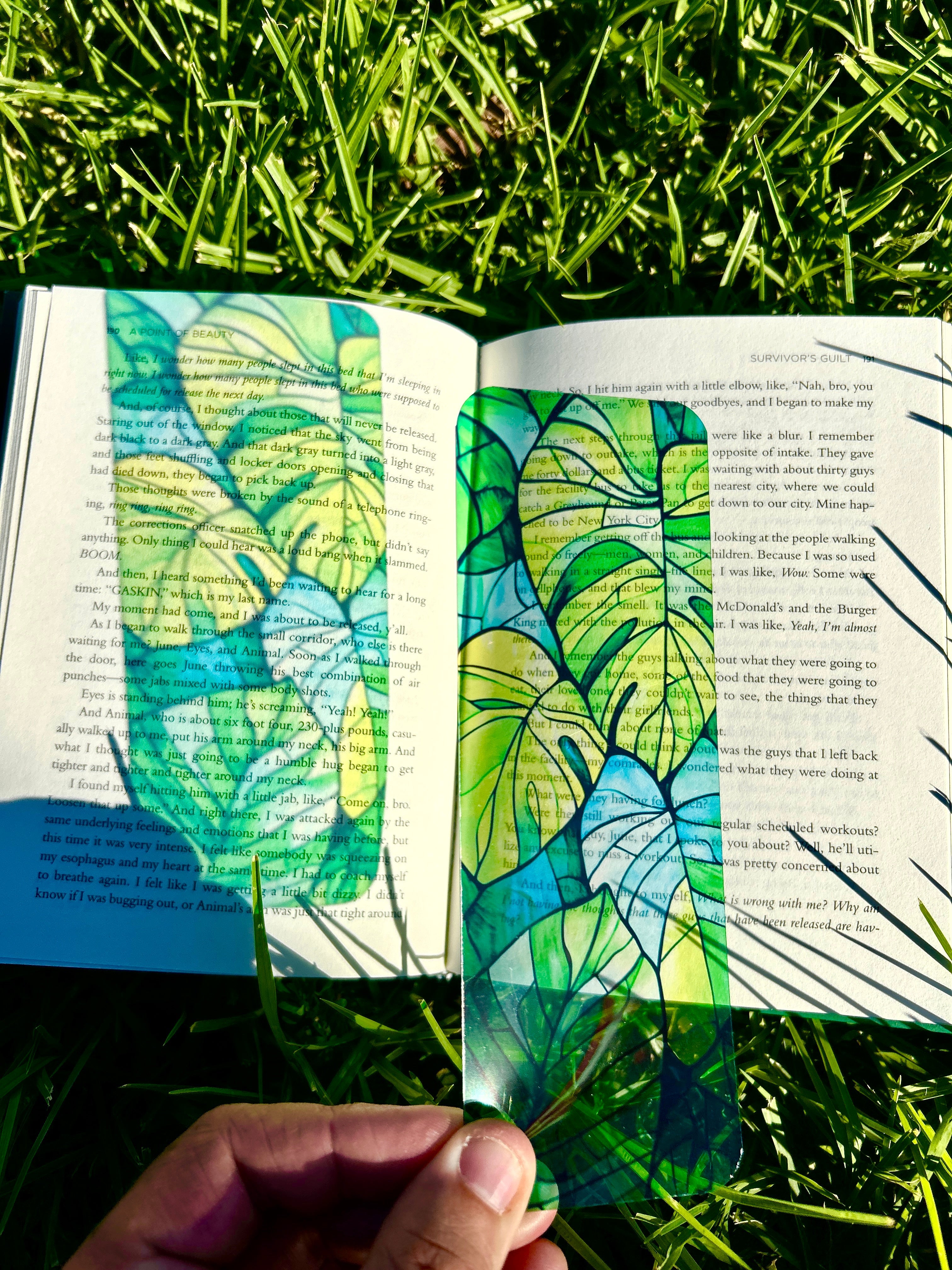Monstera Deliciosa Bookmark - Swiss Cheese Plant Bookmark, Botanical Gift, Bookmark, Plant Gift