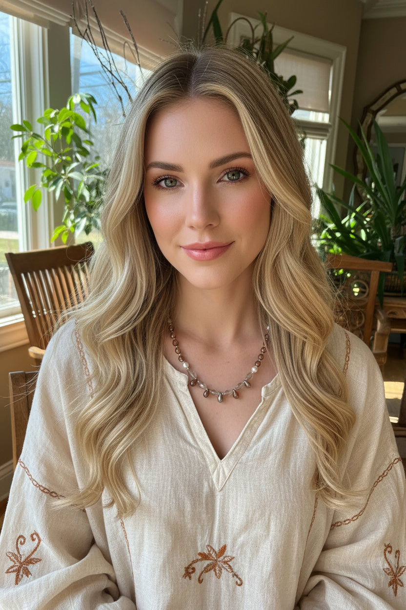 Autumn Whisper Crystal Necklace