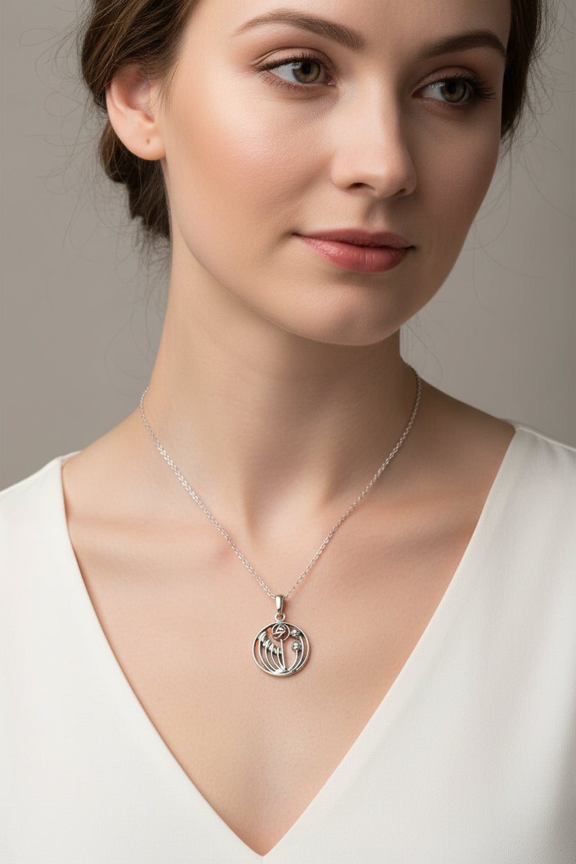 Mackintosh Rose Necklace