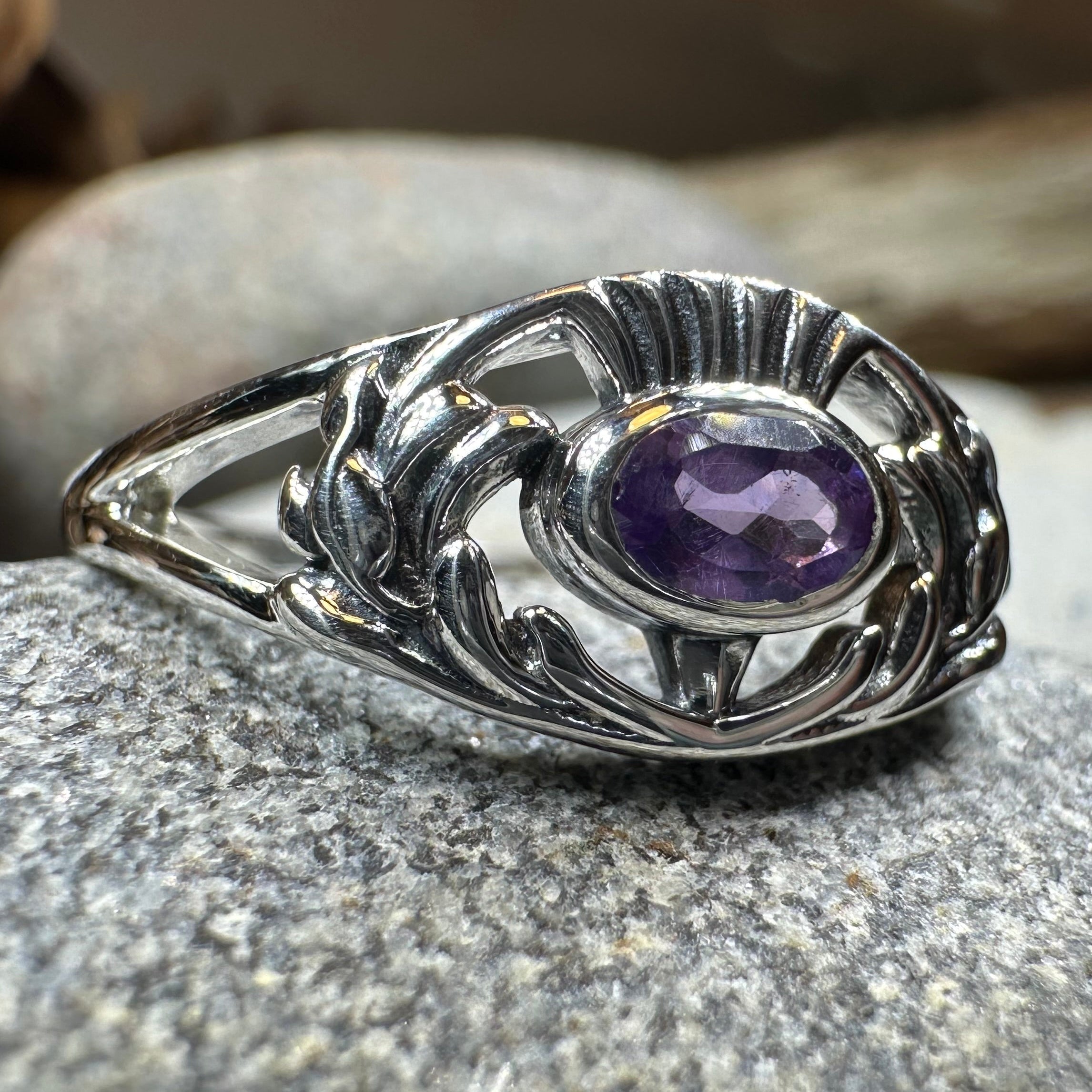 Sassenach Thistle Ring