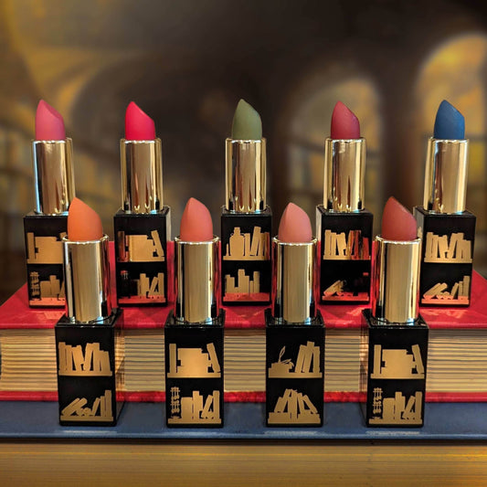 Lost Library Lipstick - Unearthed - dusty orange