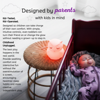 LumiPets® Owen the Owl- Children's Touch Night Light Junior