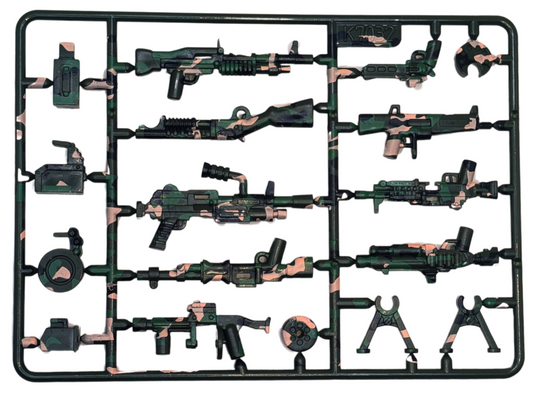 Modern Heavy Weapons Pack - Woodland Camo - Mil-Blox
