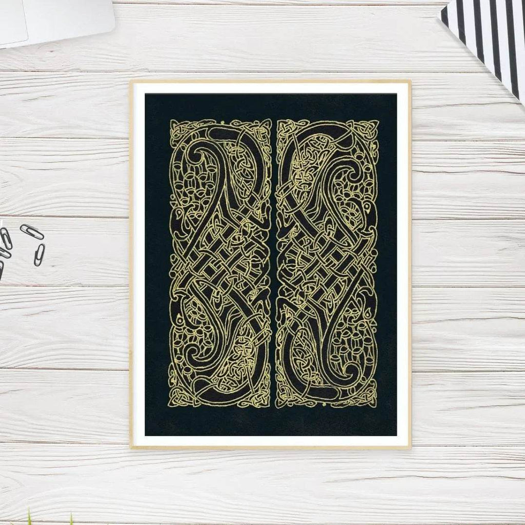 Celtic knot Intertwined Birds | Fine Art Print - 5x7