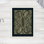 Celtic knot Intertwined Birds | Fine Art Print - 5x7