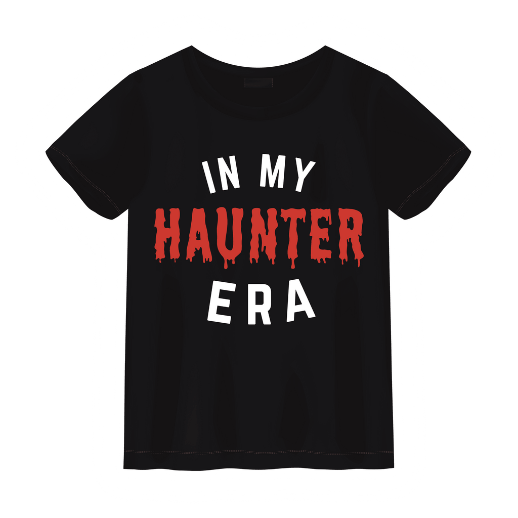 In My Haunter Era Tee (Curved) - Small / Red
