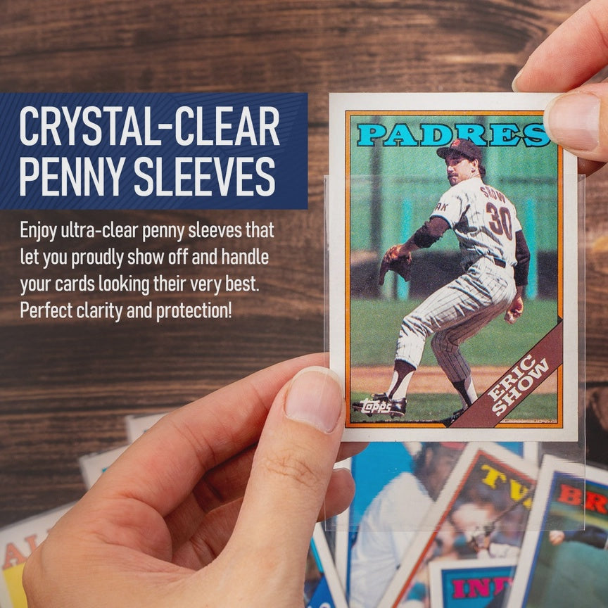 1000 Pack   Standard Size Penny Sleeves