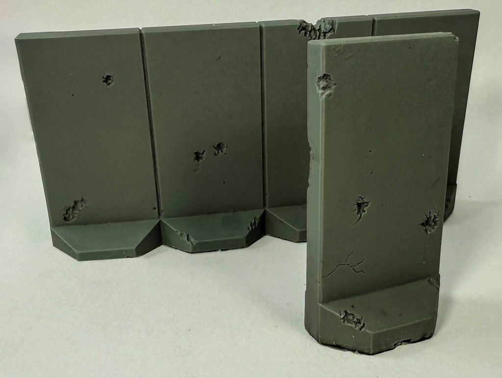 28mm Blast Walls, Distressed - 28MSCE025 - 