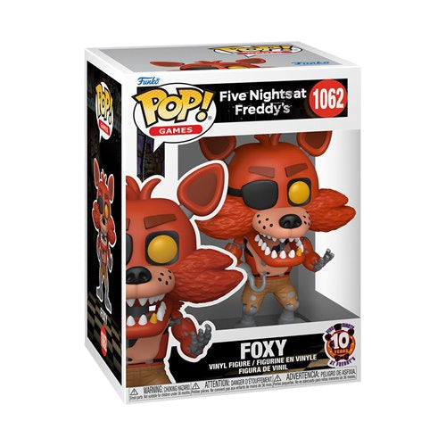 Five Nights At Freddys 10Th Anniversary Foxy Funko Pop Vinyl Figure 1062