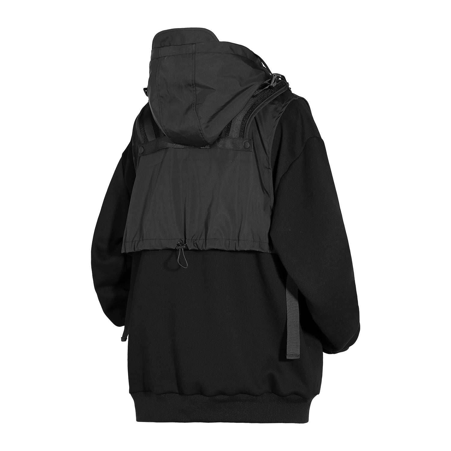 HiH34 Black Tech Guard Hoodie - Black / M