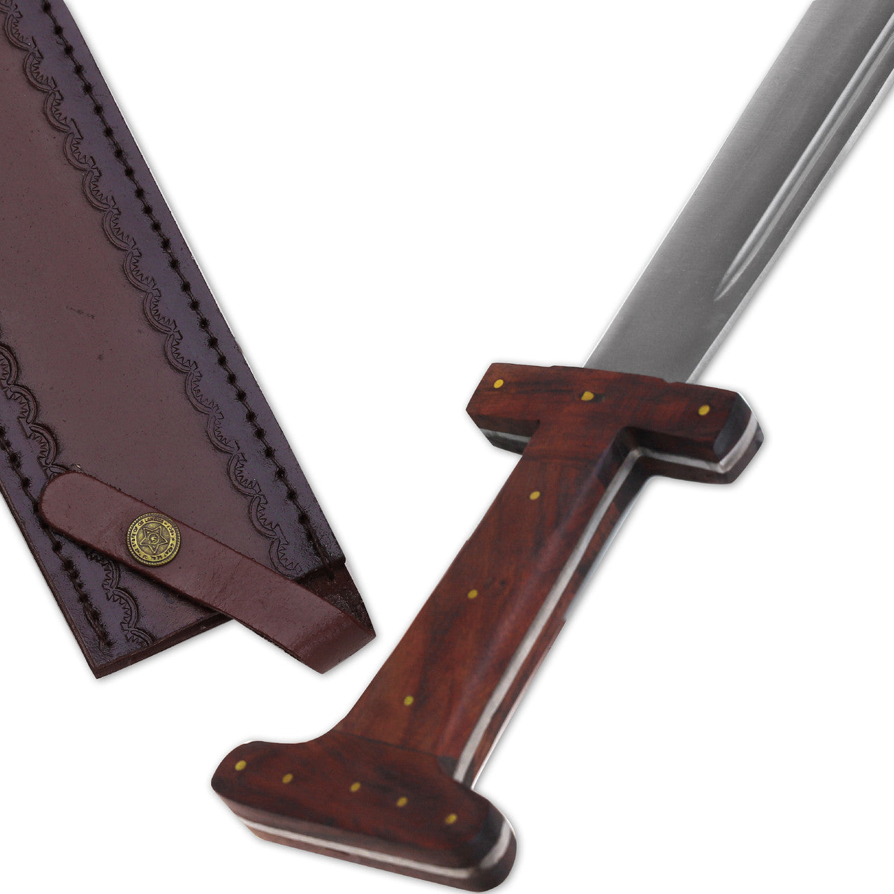 9th Century Simplicity Viking Peterson Type M Hilt Historical Replica Sword-3